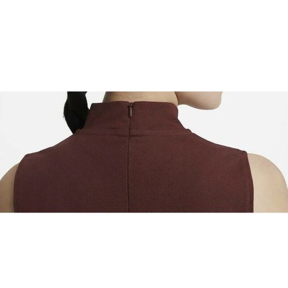 Nike Women's Burgundy Sleeveless Mini Dress - Picture 2 of 3